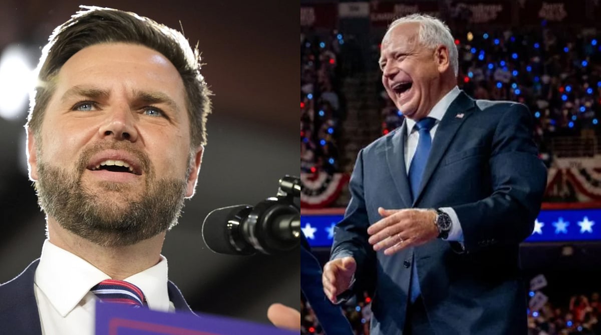 JD Vance and Tim Walz - AP | Getty Images